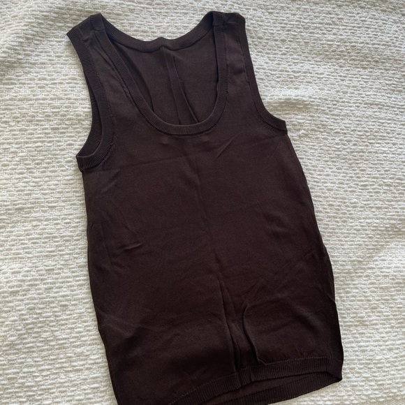 Zara sweater knit tank top - Picture 3 of 4